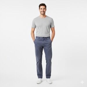 Banana Republic Aiden Fit Chino Pants Mens 38x32 Blue Casual Work Comfortable